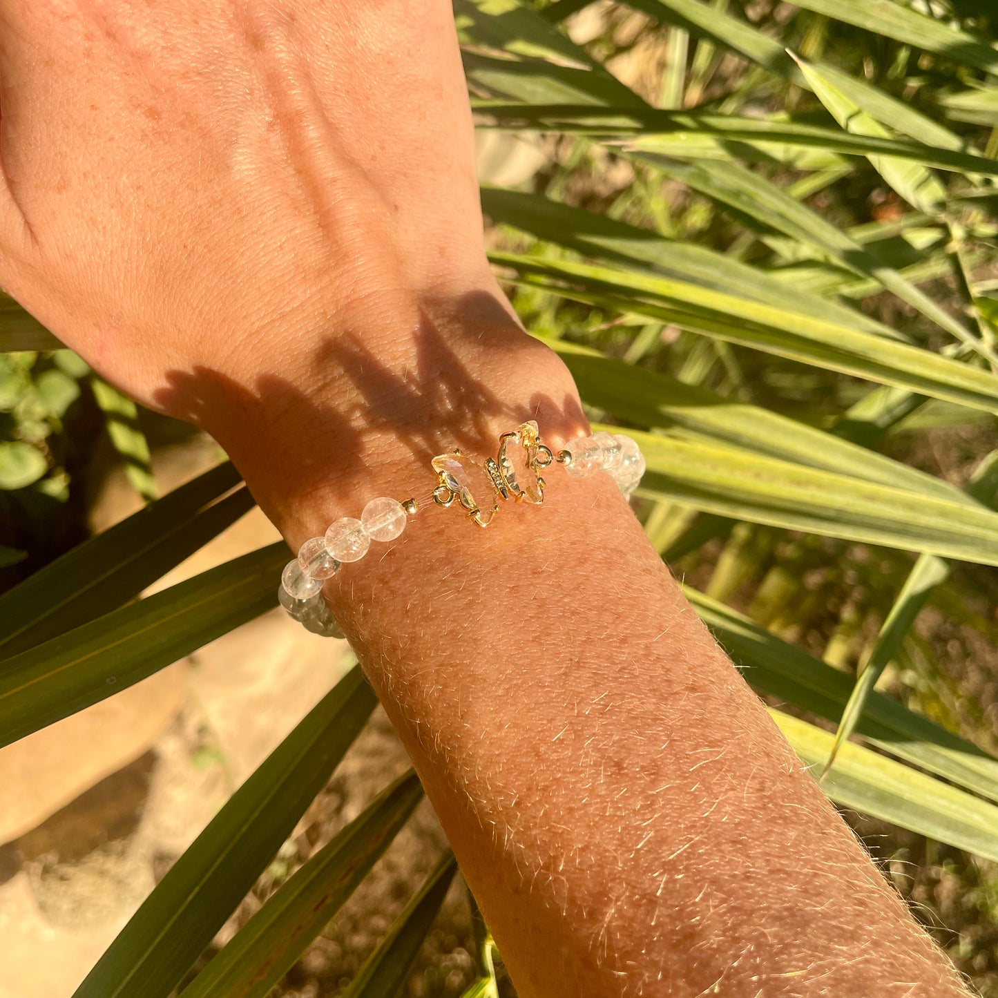 BRACELET PAPILLON CRISTAL DE ROCHE