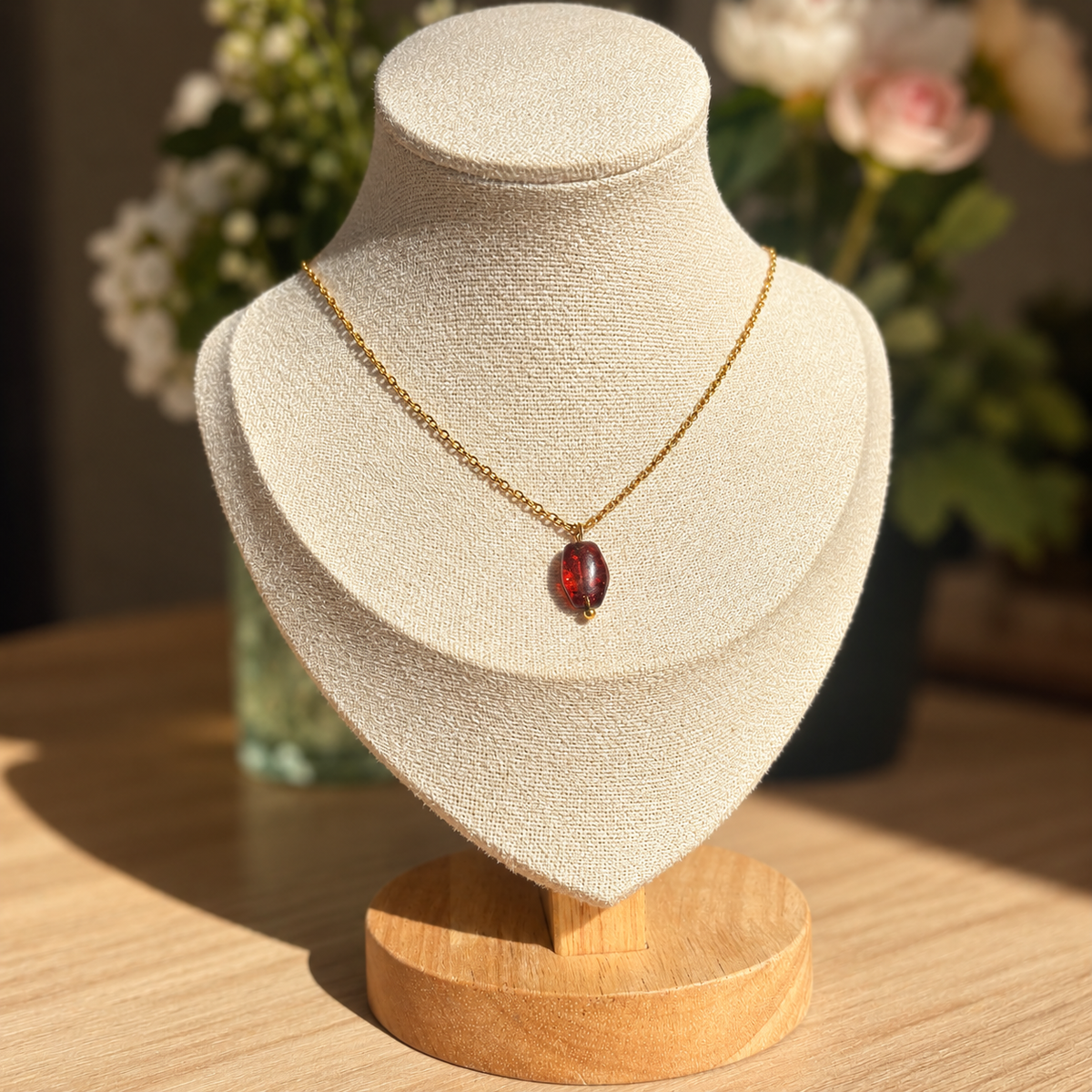 Collier Ambre Foncé