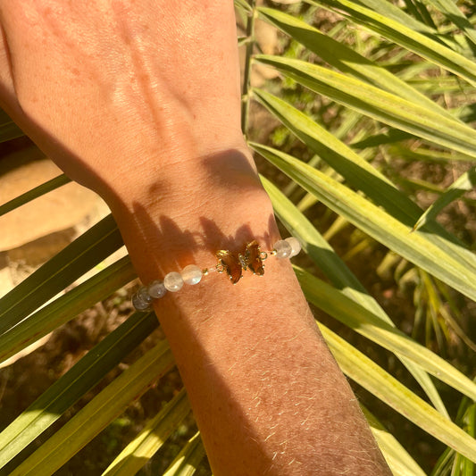 BRACELET PAPILLON LABRADORITE