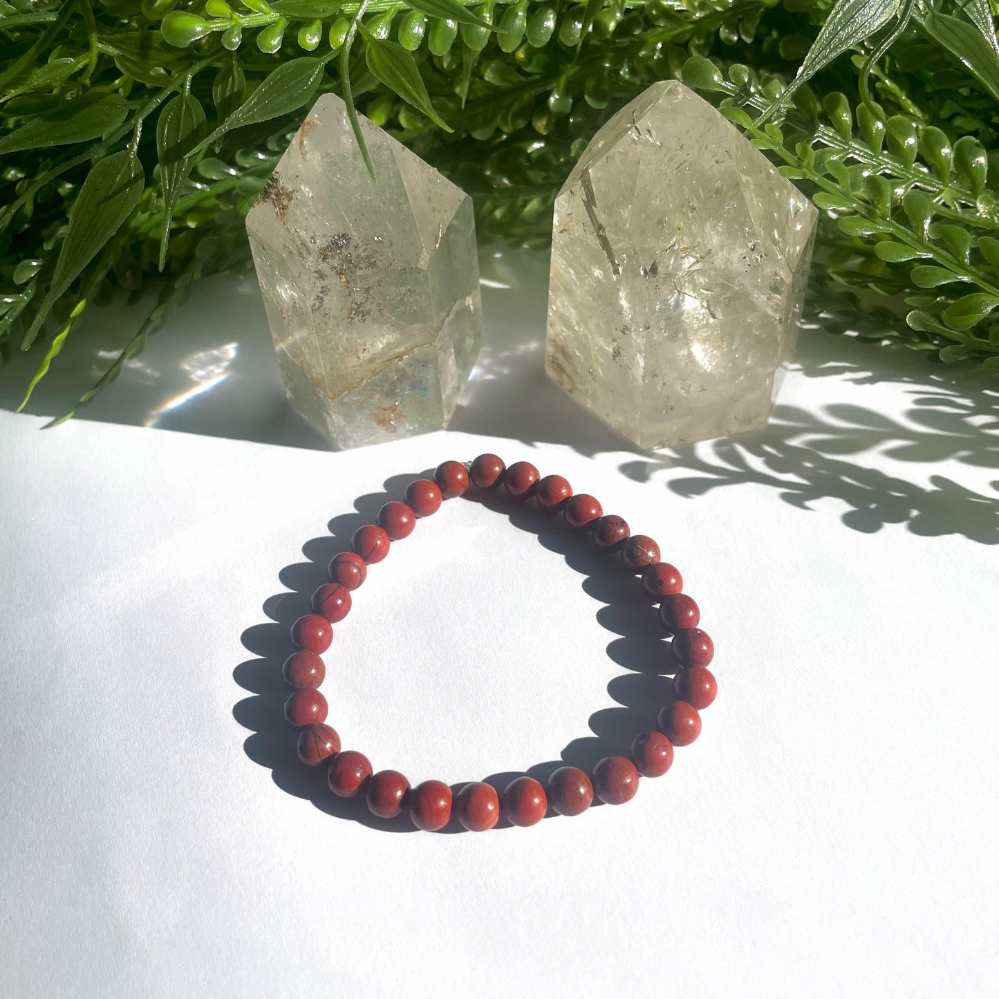 BRACELET JASPE ROUGE