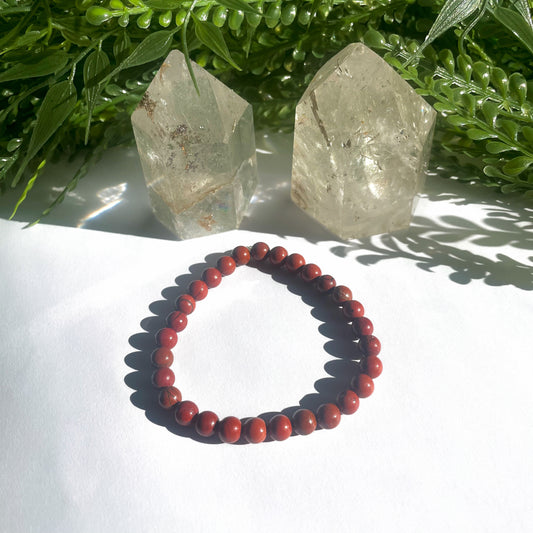 BRACELET JASPE ROUGE