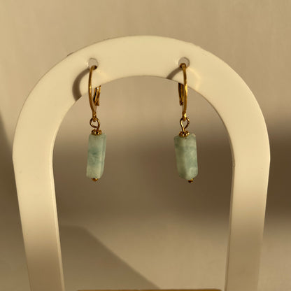 BOUCLES D’OREILLES LISA AMAZONITE