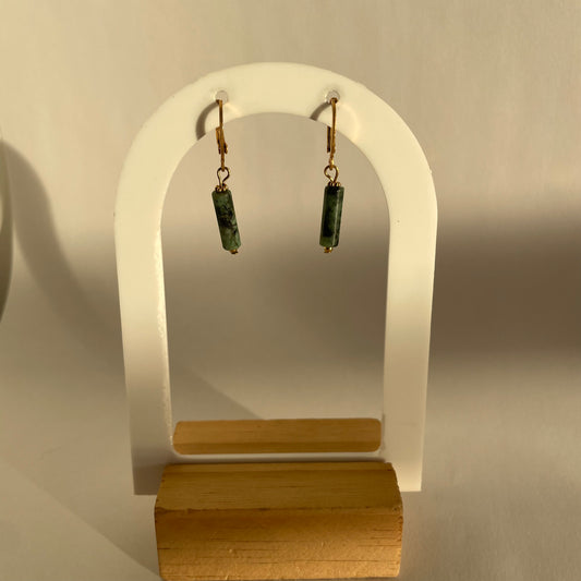 BOUCLES D’OREILLES LISA TURQUOISE AFRICAINE