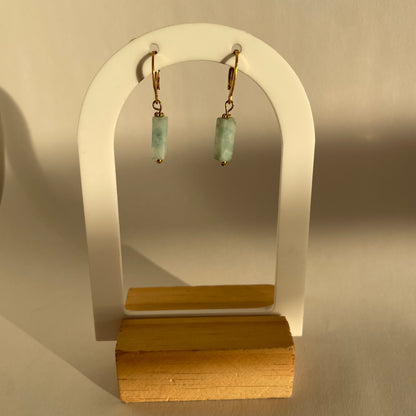 BOUCLES D’OREILLES LISA AMAZONITE