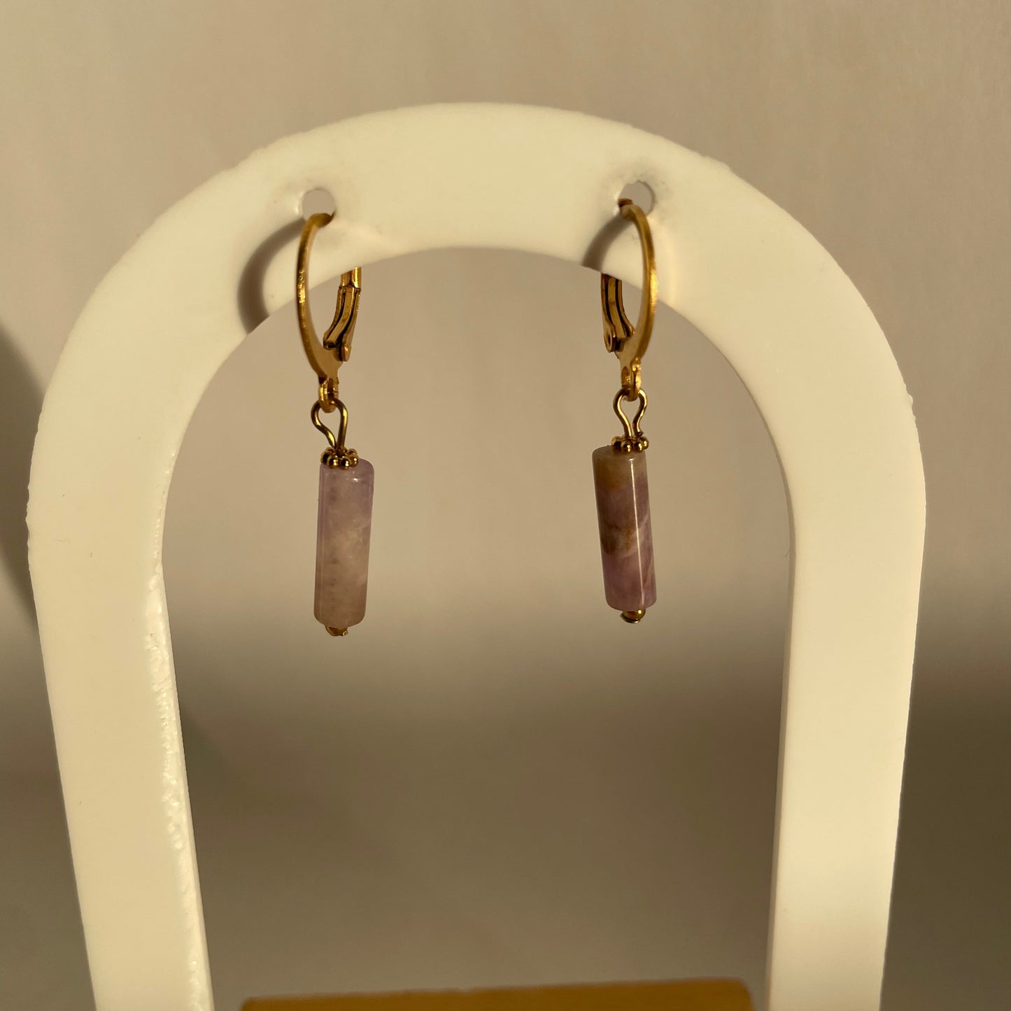 BOUCLES D’OREILLES LISA AMÉTHYSTE
