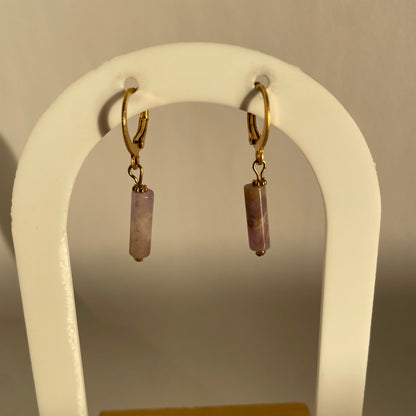 BOUCLES D’OREILLES LISA AMÉTHYSTE