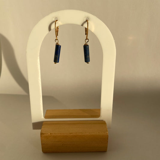 BOUCLES D’OREILLES LISA LAPIS-LAZULI