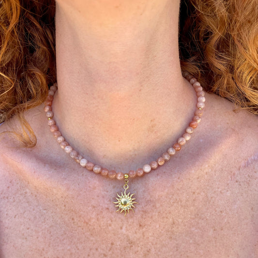 COLLIER SUN PIERRE DE SOLEIL