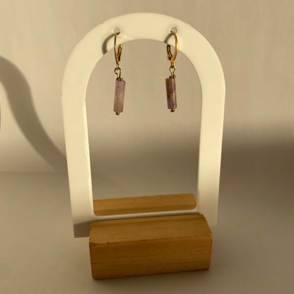 BOUCLES D’OREILLES LISA AMÉTHYSTE