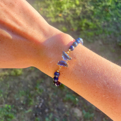 BRACELET PAPILLON LAPIS-LAZULI