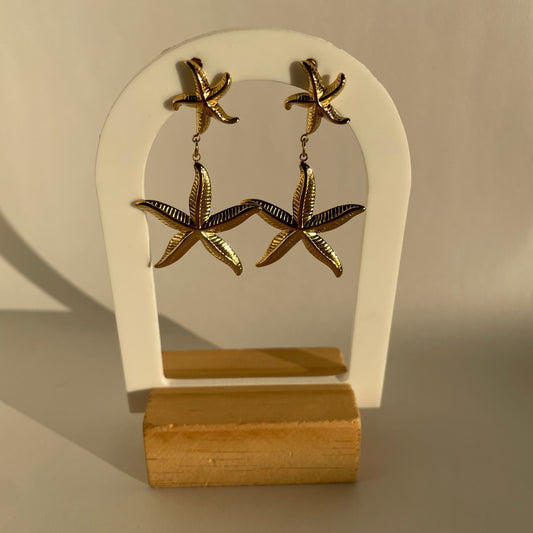 BOUCLES D’OREILLES ÉTOILE DE MER