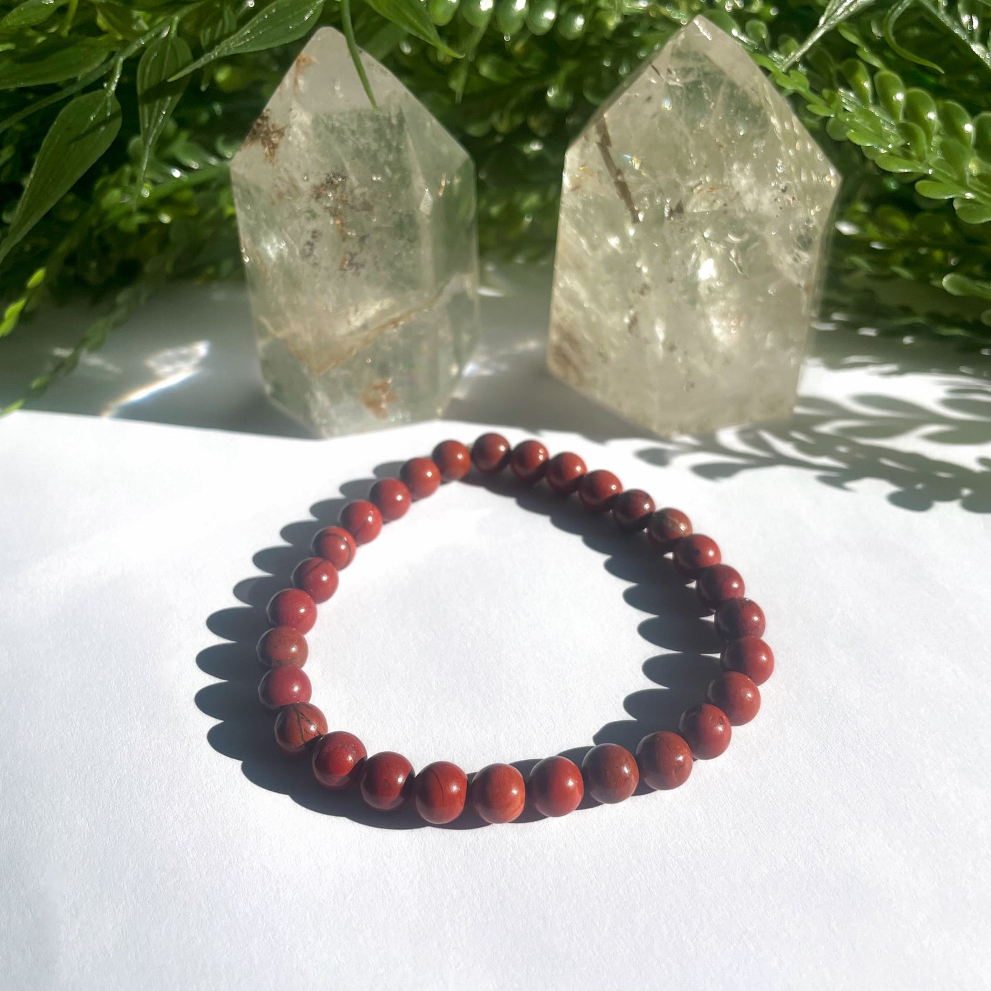 BRACELET JASPE ROUGE