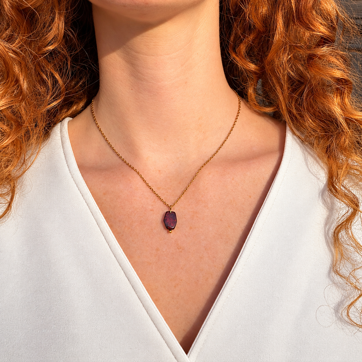 Collier Ambre Foncé