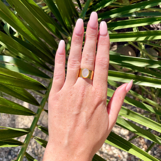 BAGUE NACRE